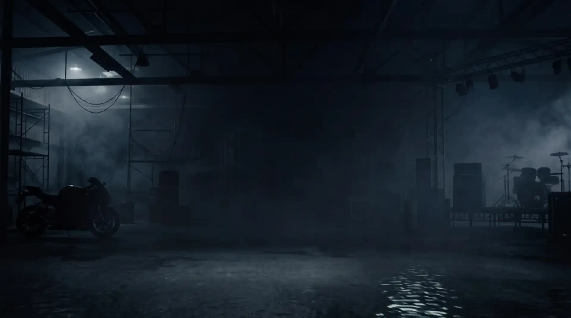 Industrial backdrop