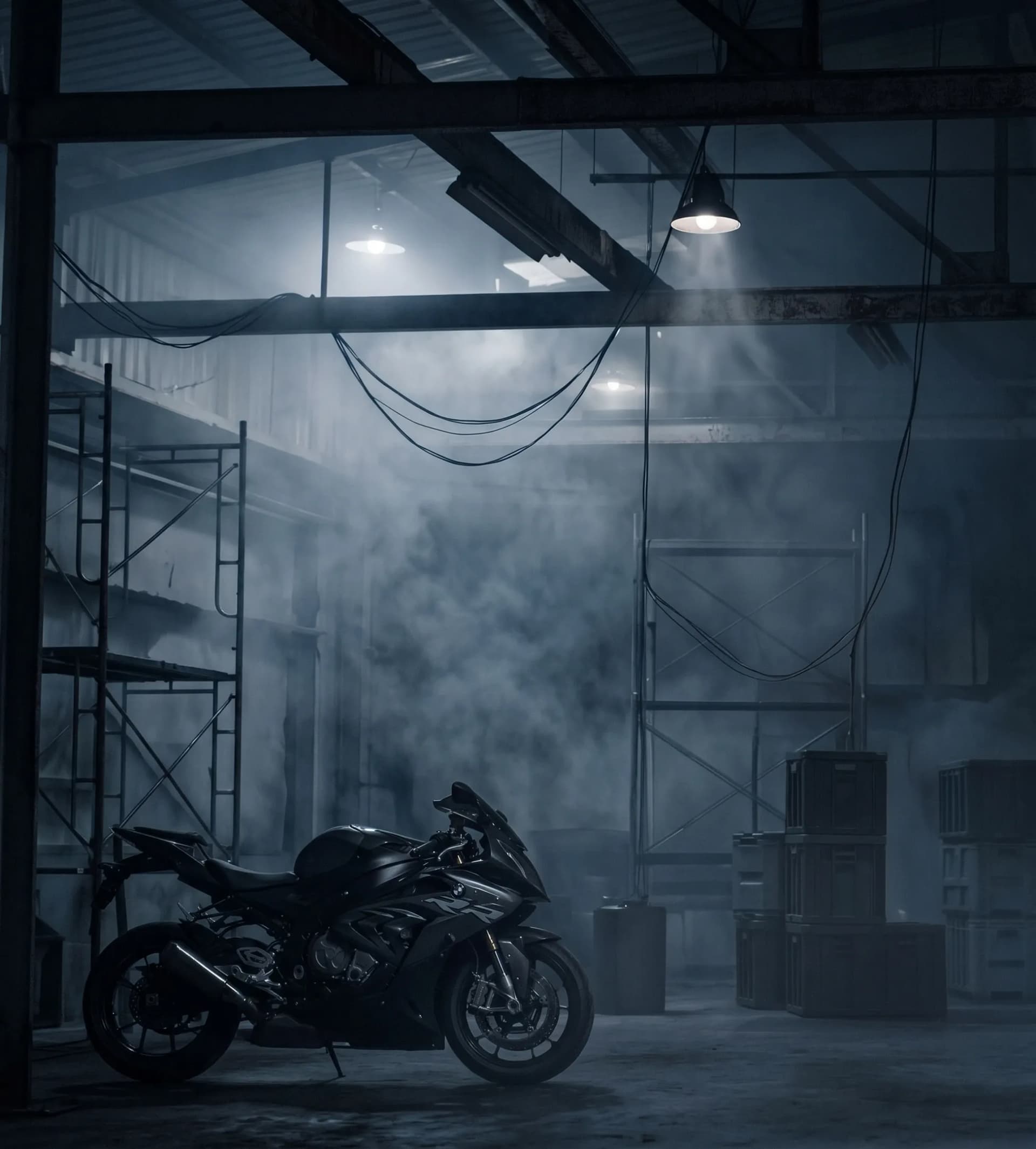 Industrial backdrop